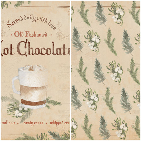 Country Craft Creations - Santa's Little Helper - 8x8 - Cotton Bristol