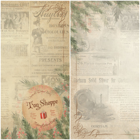 Country Craft Creations - Santa's Little Helper - 8x8 - Cotton Bristol