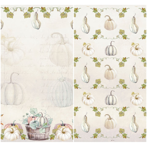 Country Craft Creations - Plaid Pumpkin Patch - 12x12 - Cotton Bristol