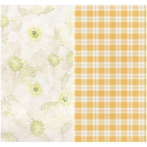 Country Craft Creations - Plaid Pumpkin Patch - 12x12 - Cotton Bristol