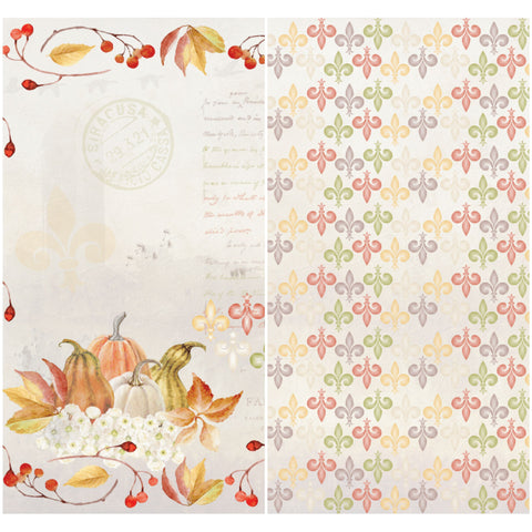 Country Craft Creations - Plaid Pumpkin Patch - 12x12 - Cotton Bristol