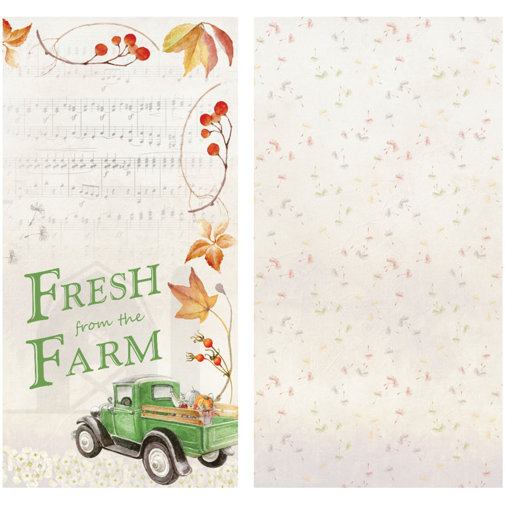 Country Craft Creations - Plaid Pumpkin Patch  12x12 - 31 Sheets  - Cotton Bristol