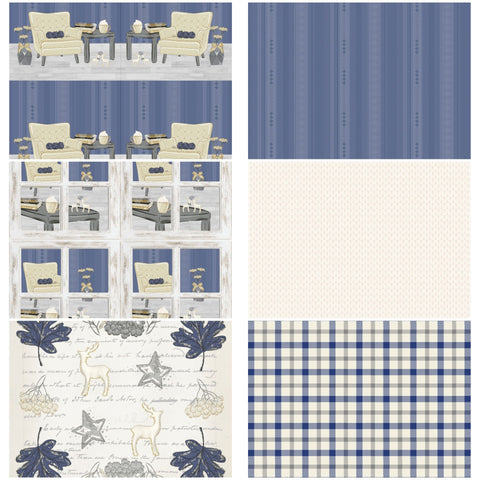 Country Craft Creations - Winter Wanders - 8x8 - Cotton Bristol