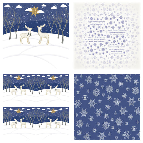 Country Craft Creations - Winter Wanders - 8x8 - Cotton Bristol