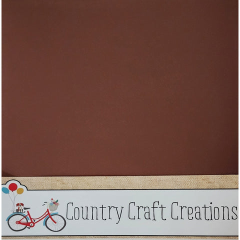 Artisan Cardstock - Felt - Coffee Brown Single Sheets