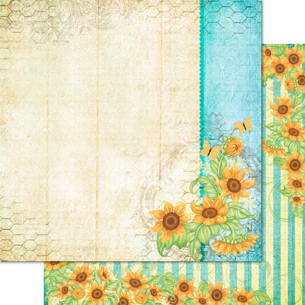 Heartfelt Creations - Rustic Sunflower - 12x12 Paper Collection/2131**
