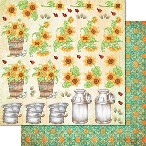 Heartfelt Creations - Rustic Sunflower - 12x12 Paper Collection/2131**