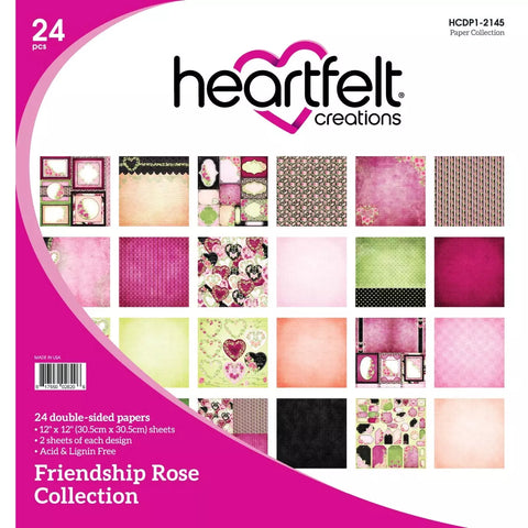 Heartfelt Creations - Friendship Rose Collection - Paper Collection / 2145**