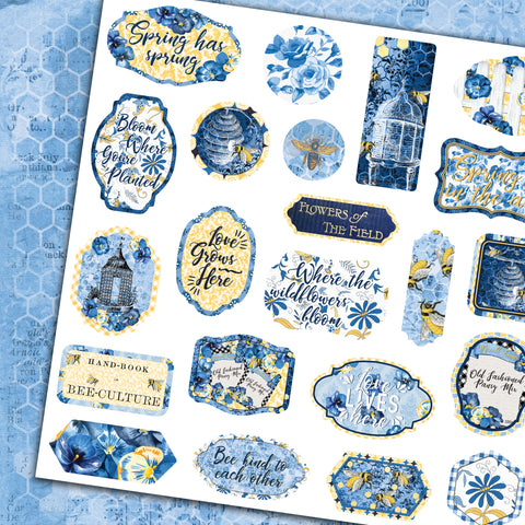 Country Craft Creations - Bloom Where You're Planted - 12x12 - Cotton Bristol