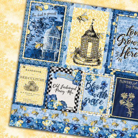 Country Craft Creations - Bloom Where You're Planted - 12x12 - Cotton Bristol