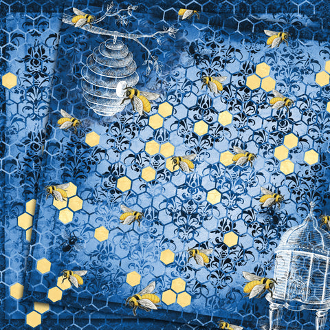 Country Craft Creations - Bloom Where You're Planted - 12x12 - Cotton Bristol