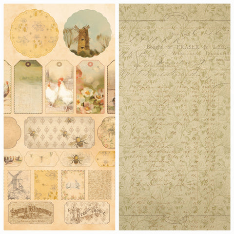 Country Craft Creations - Dream of Home - 12x12 - 28 Sheets - Cotton Bristol