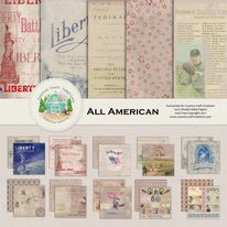 Country Craft Creations - All American - 12x12 - 28 Sheets - Cotton Bristol