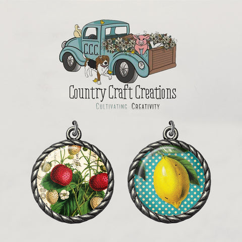 Country Craft Creations - Summer Fruit - Charms
