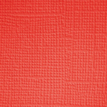 Doodlebug - Textured Coordinating Solids - 12 x 12 Single Sheets - Ladybug / 3375