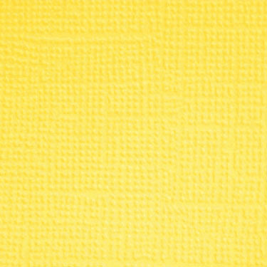 Doodlebug - Textured Coordinating Solids - 12 x 12 Single Sheets - Lemon / 3382