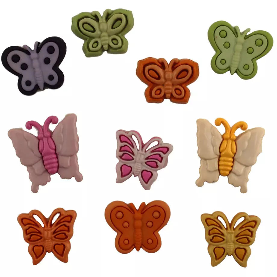 Buttons Galore & More - Buttons - Butterfly Kisses / 4252
