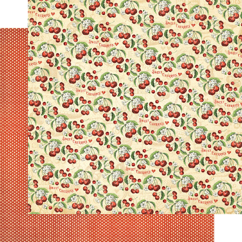 G45 - Life's a Bowl of Cherries - 12x12 Single Sheet / Pretty Please