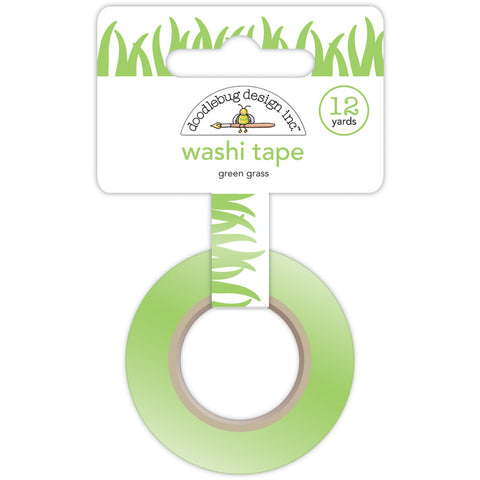 Doodlebug - Doggone Cute - Washi Tape - Green Grass / 4551