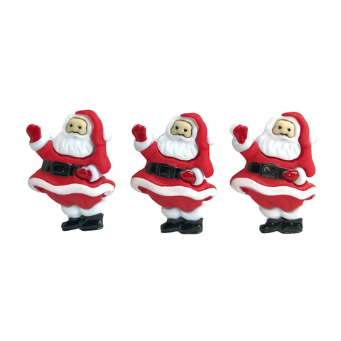 Buttons Galore & More - Buttons - Jolly Saint Nick / 4823