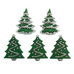 Buttons Galore & More - Buttons - Glitter Tree / 4826