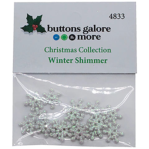 Buttons Galore & More - Buttons - Christmas Collection / Winter Shimmer / 4833