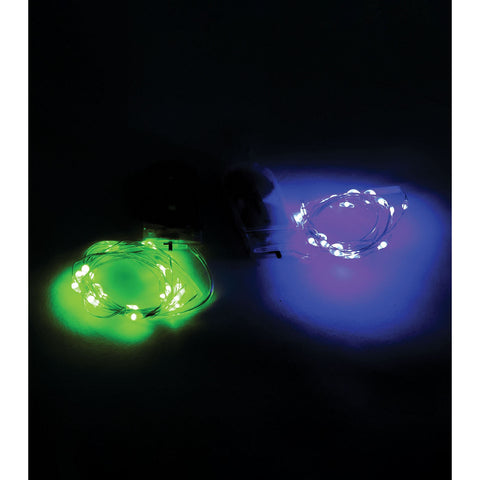 Tim Holtz - Idea-Ology - Tiny Lights - Halloween (Green & Purple) 2/Pkg TH94157