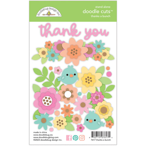 Doodlebug - Pretty Kitty - Doodle Cuts - Thanks a Bunch / 7617