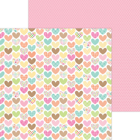 Doodlebug - Pretty Kitty - 12x12 Single Sheets -Dear to My Heart / 7637