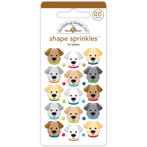 Doodlebug - Doggone Cute - Shape Sprinkles - Fur Babies / 7647