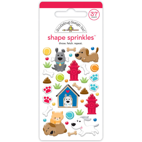 Doodlebug - Doggone Cute - Shape Sprinkles - Throw. Fetch. Repeat / 7649