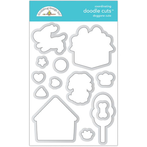 Doodlebug - Doggone Cute - Doodle Cuts /7661 - (Pairs with the Doodle Stamps 7660)