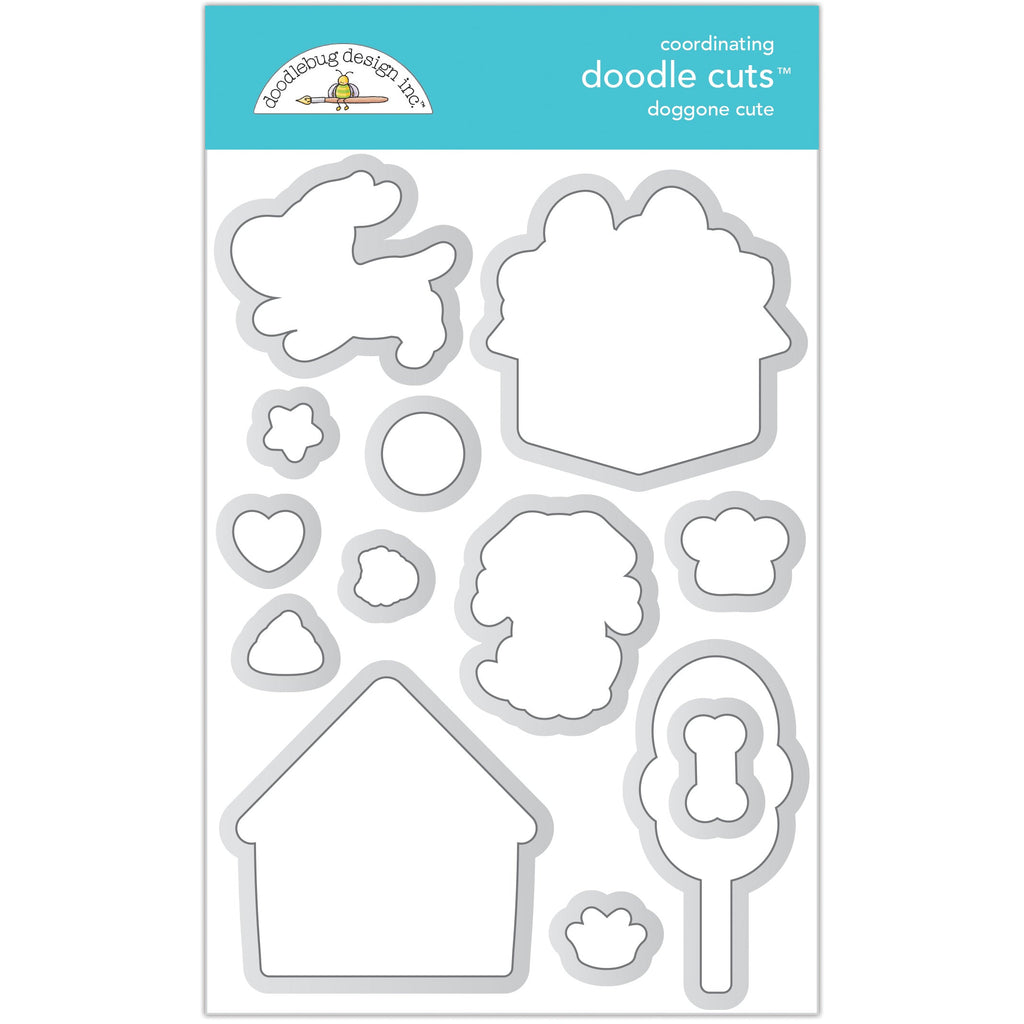 Doodlebug - Doggone Cute - Doodle Cuts /7661 - (Pairs with the Doodle Stamps 7660)