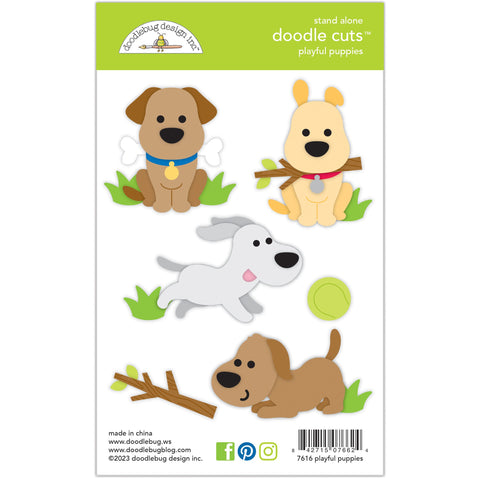 Doodlebug - Doggone Cute - Doodle Cuts - Playful Puppies /7662