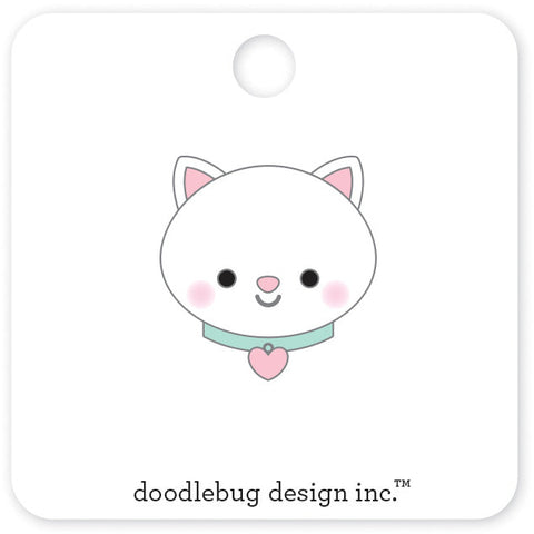 Doodlebug - Pretty Kitty - Collectable Pins - Snowball / 8121