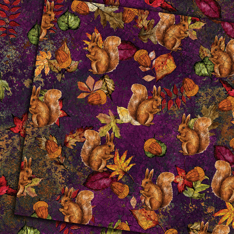 Country Craft Creations - Autumn Orchard - 28 8x8  sheets  - Cotton Bristol