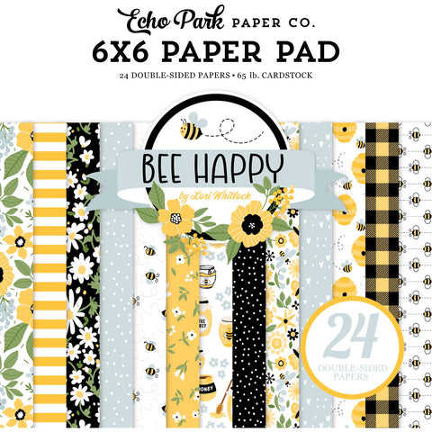 Echo Park - Bee Happy - 6x6 Paper Pad