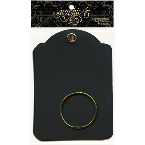 G45 - Tags - Regular (5 7/8” x 3 7/8”) - Black