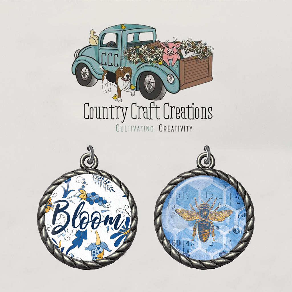Country Craft Creations - Bloom Where You're Planted - Charms