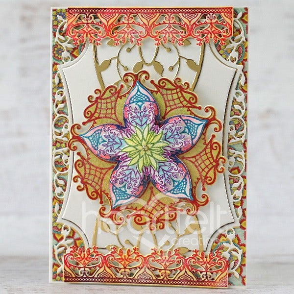 Heartfelt Creations - Elegant Mosaics Collection - Bursting Bloom Mosaics Die / 7390**