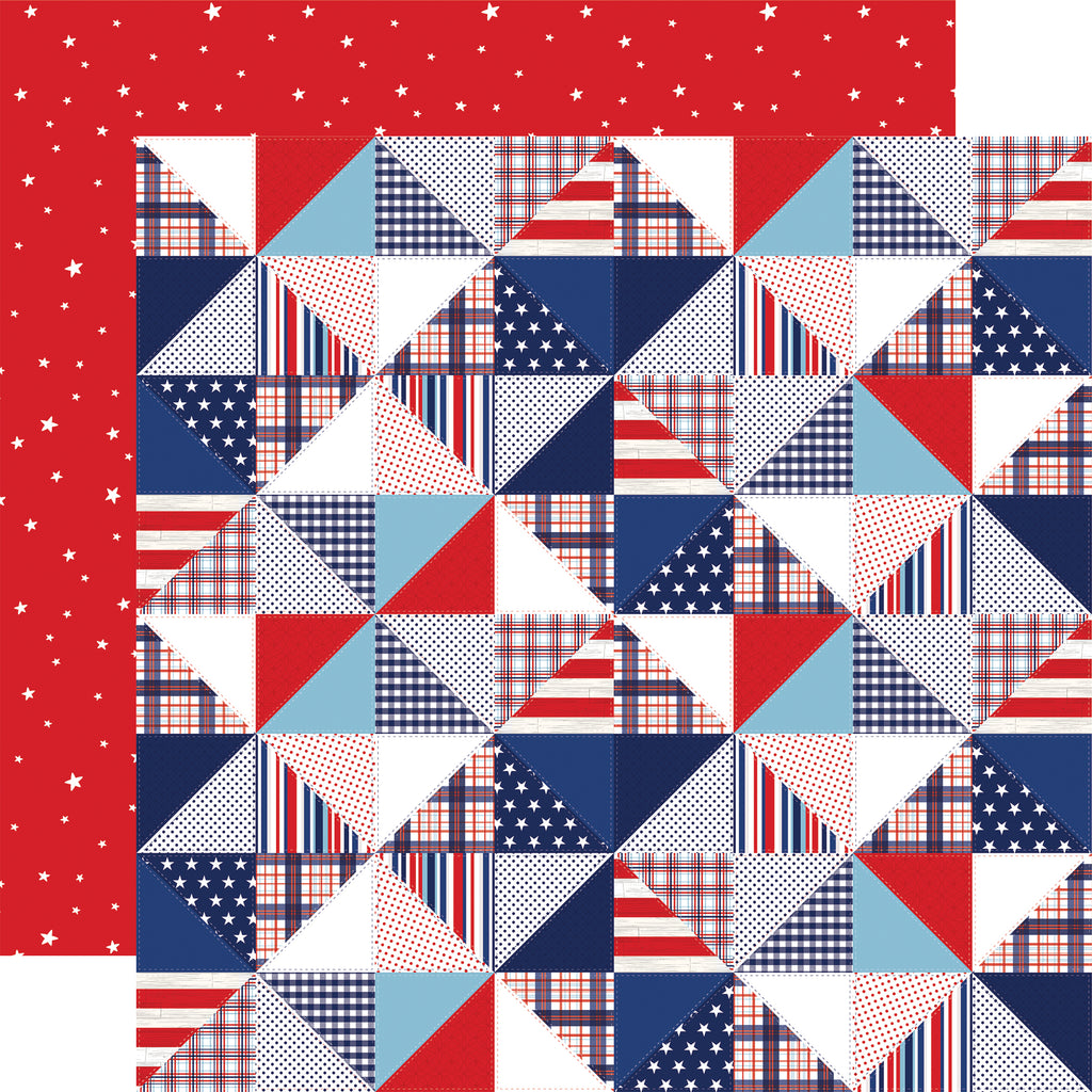 Carta Bella - The Fourth of July - 12x12 Single Sheet / American Made