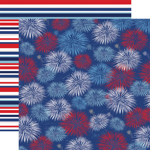 Carta Bella - The Fourth of July - 12x12 Single Sheet / Celebrating Freedom