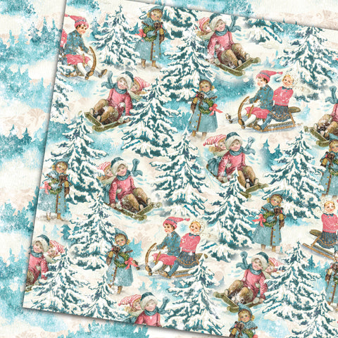 Country Craft Creations - Christmas Dreams - 12x12 - 28 Sheets - Cotton Bristol