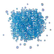 Buttons Galore & More - Shaker Embellishments - Crystalz Rhinestone Embellishments - Ocean Blue / CRZ104