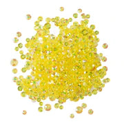 Buttons Galore & More - Shaker Embellishments - Crystalz Rhinestone Embellishments - Lemon / CRZ112