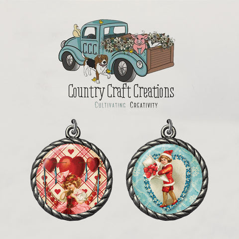 Country Craft Creations - Cupid's Heart - Charms