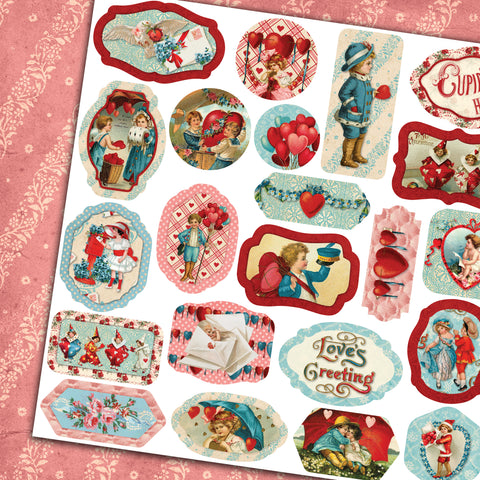 Country Craft Creations - Cupid's Heart - 12x12 - Cotton Bristol