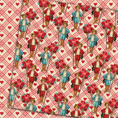 Country Craft Creations - Cupid's Heart - 12x12 - Cotton Bristol