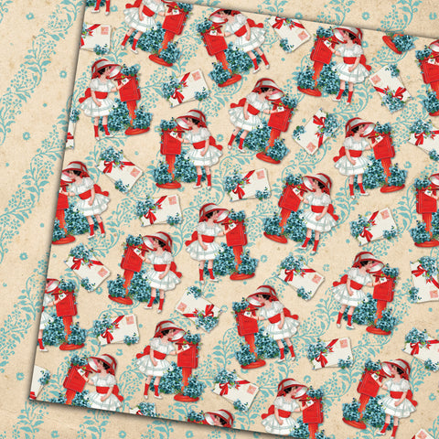 Country Craft Creations - Cupid's Heart - 12x12 - Cotton Bristol