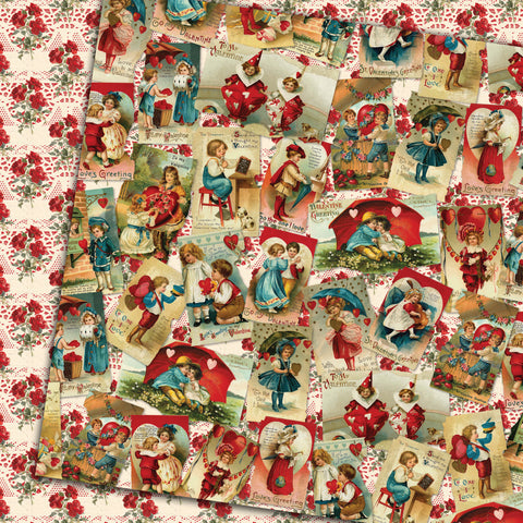 Country Craft Creations - Cupid's Heart - 12x12 - Cotton Bristol